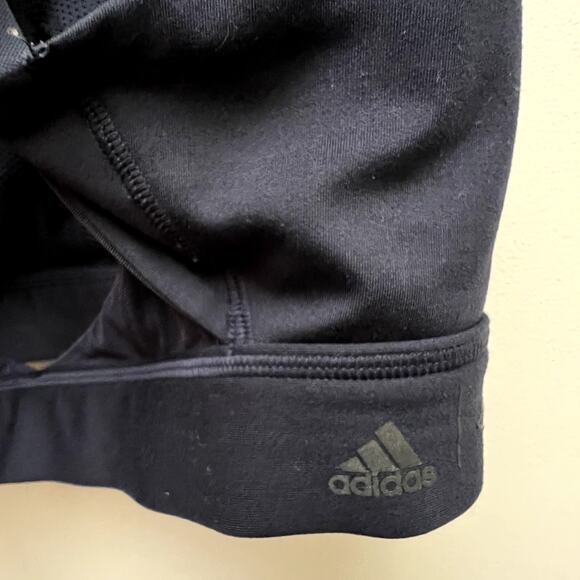 Adidas Navy Blue Criss Cross Straps Padded Sports Bra - Picture 5 of 6